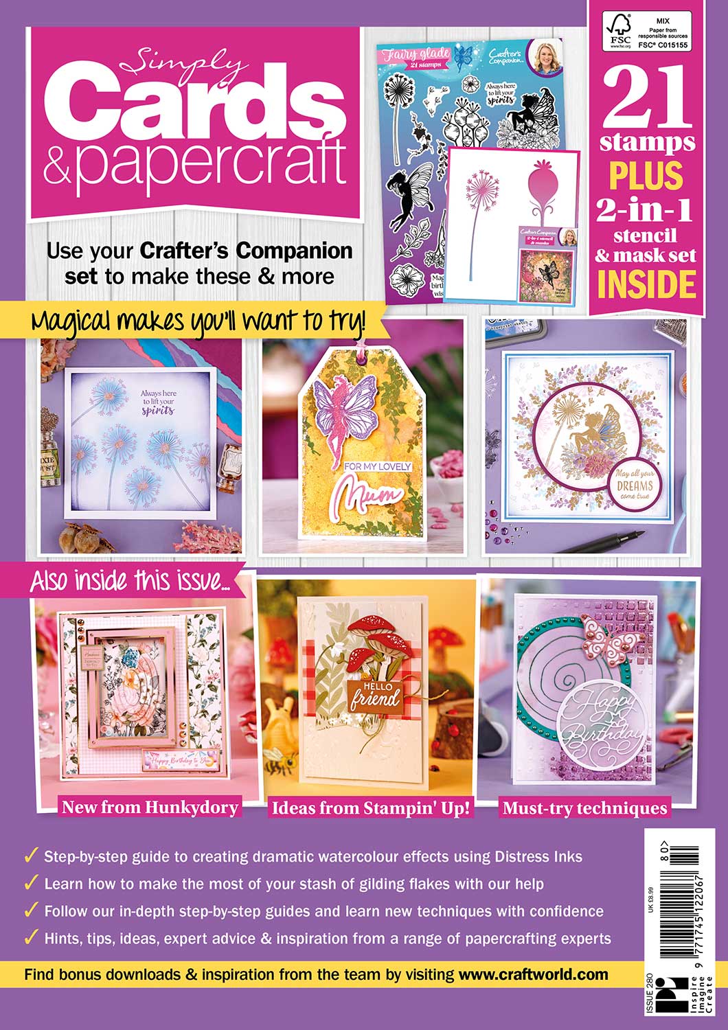 Simply Cards & Papercraft Magazine #280