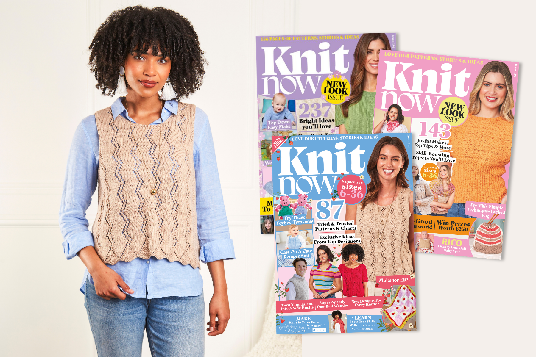 WIN A Bundle Featured In Knit Now 195!