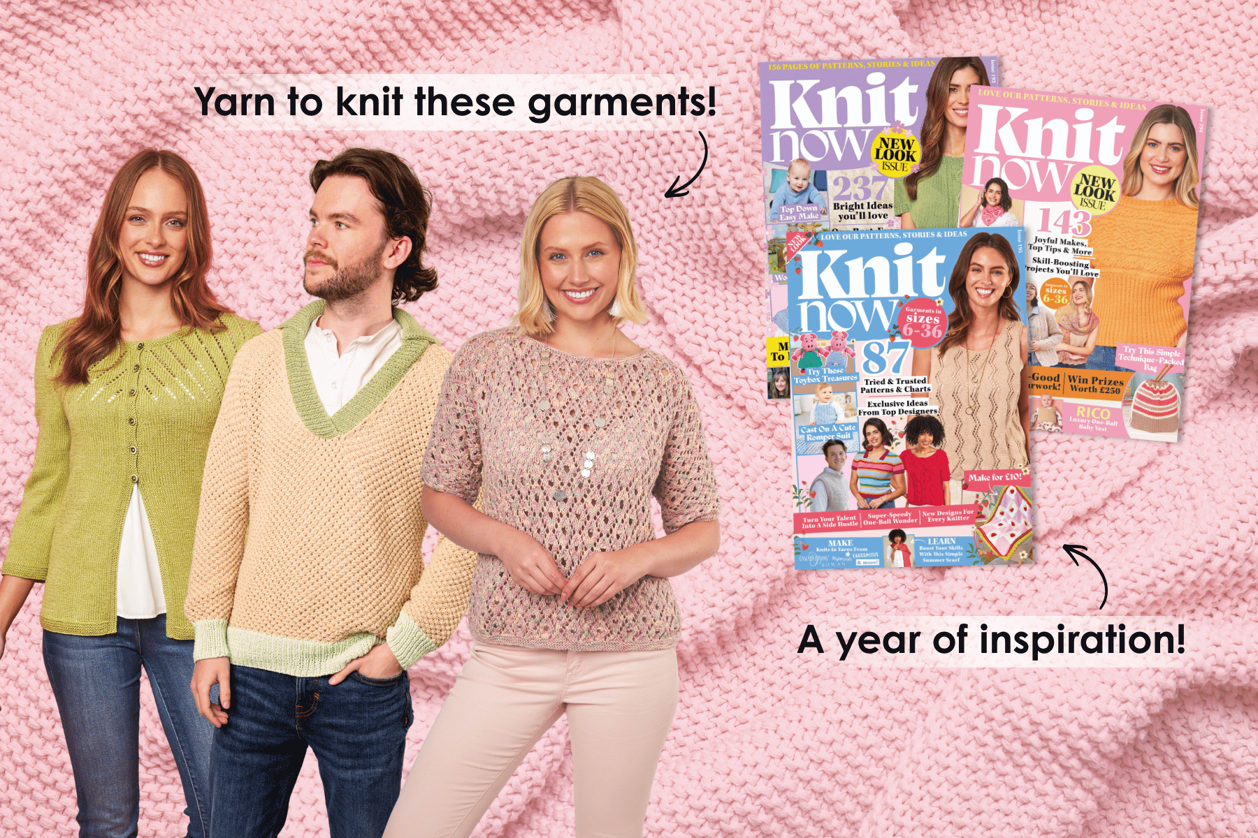 WIN A Bundle Featured in Knit Now 196!