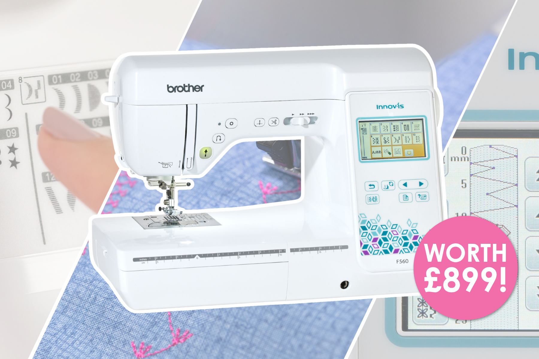 WIN a Brother Innov-is F560 Sewing & Quilting Machine!