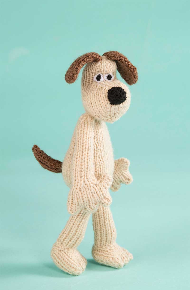 Free pattern: Knit your own Gromit - Official Wallace & Gromit Kit Pattern