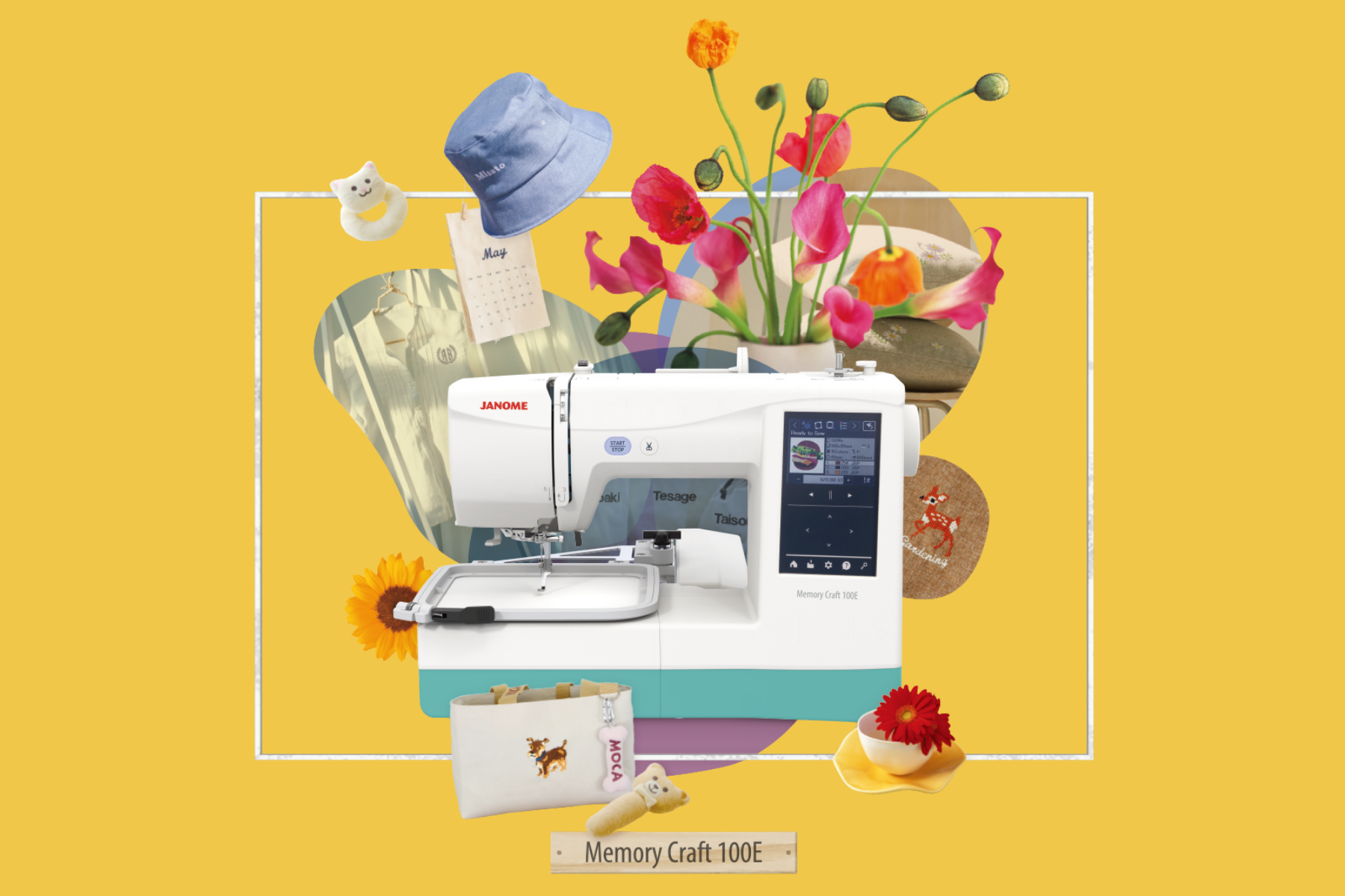 WIN A Janome Embroidery Machine