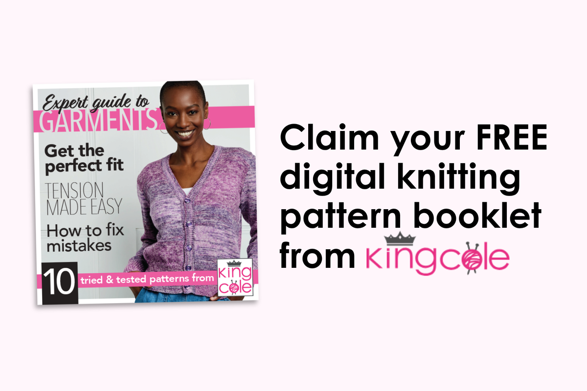 Claim your free digital King Cole knitting booklet
