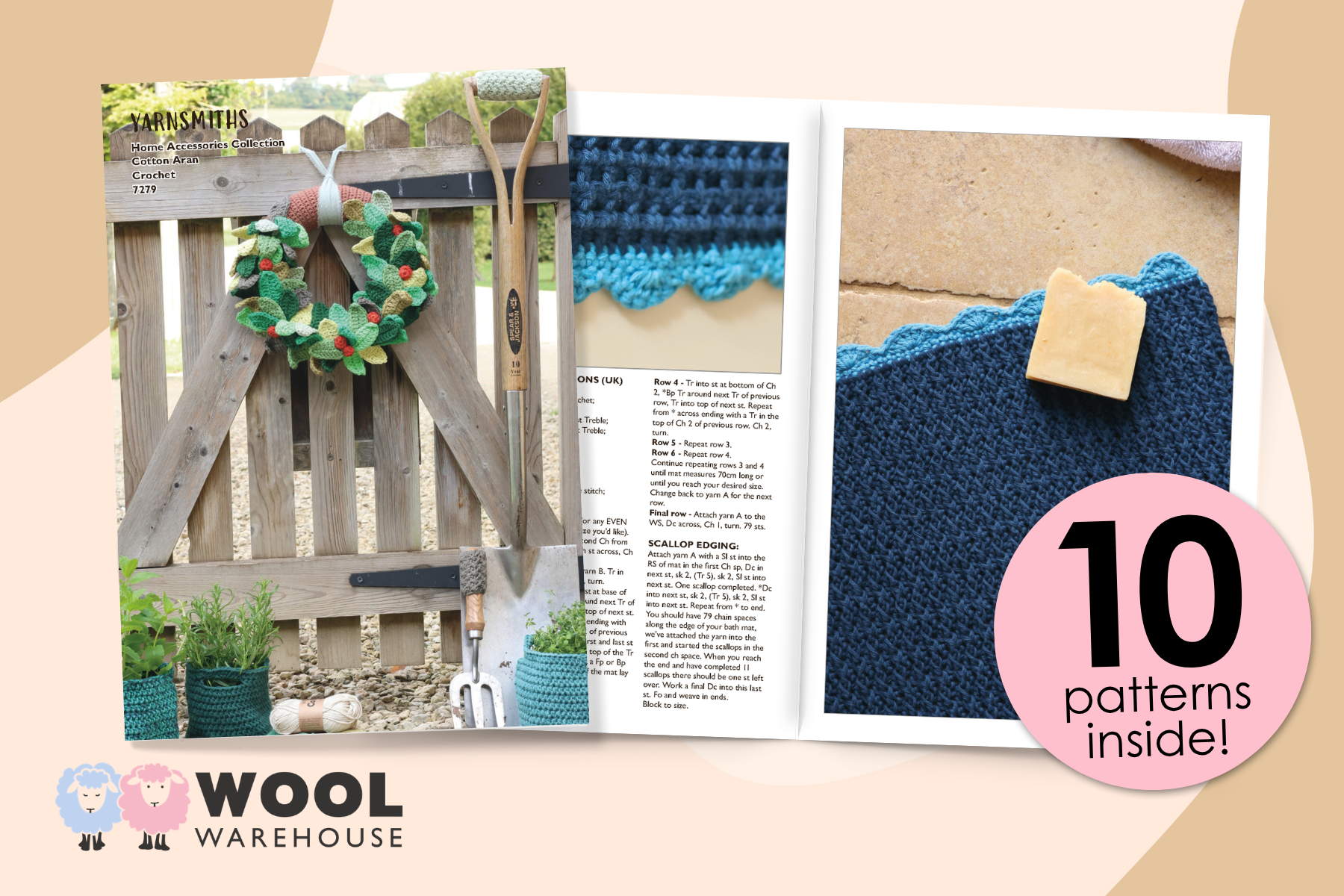 Claim a FREE pattern booklet from Wool Warehouse!