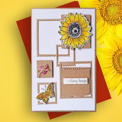 Frugal Crafter Ephemera Pack Watercolour Florals Foiled Vellum Sentiments by Lindsay Weirich