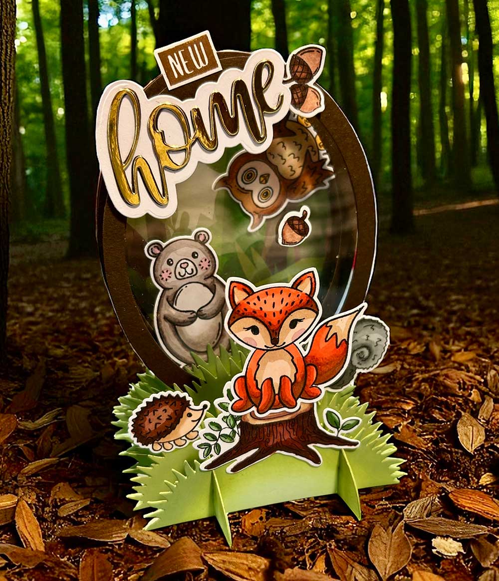 Made to Surprise 3D Folding Mechanism die set | Enchanted Forest