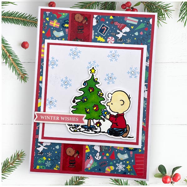 Peanuts A5 Washi Tape Sticker Sheets Festive Holidays Snoopy & Charlie Brown | 4 Sheets