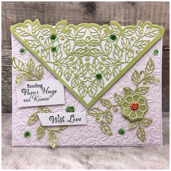 Card Making Magic Die Set Leafy Set of 10 | Decorative Corners Collection