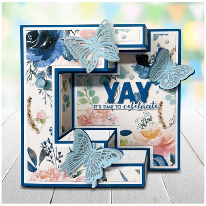 Made To Surprise Die Set 5in x 7in Tri-Fold Showstopper Mechanism Set of 13 | Showstopper Collection