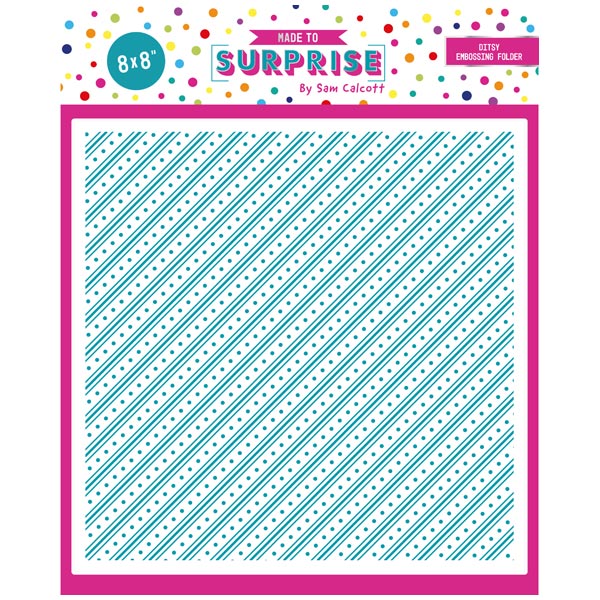 Made To Surprise 8in x 8in Embossing Folder Ditsy | 3D Delight Collection