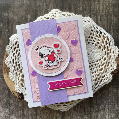 Peanuts US A2 3D Embossing Folder Snoopy's Love | Love Is…