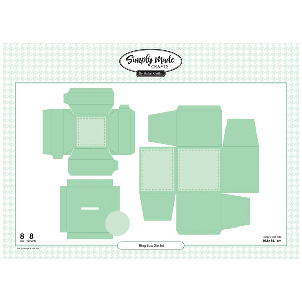 Simply Made Crafts Die Set Ring Box Set of 8 | The Vanity Collection