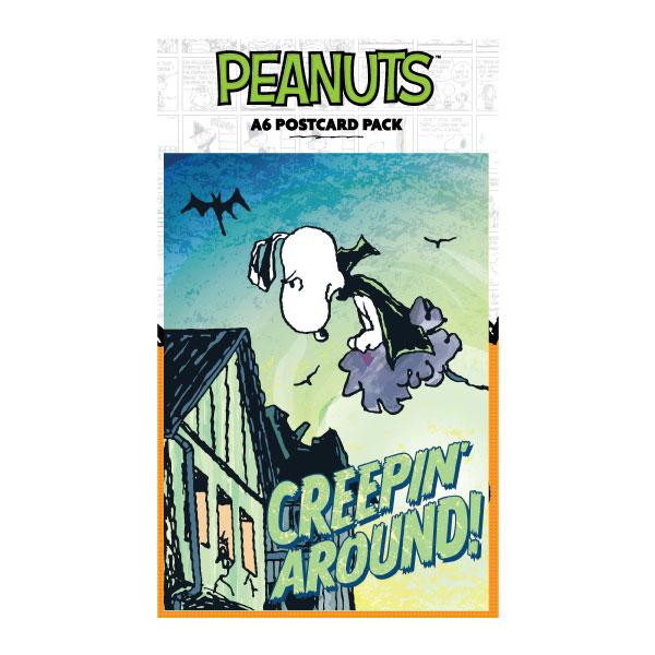 Peanuts A6 Postcard Pack Halloween Charlie Brown and Snoopy | Set of 8