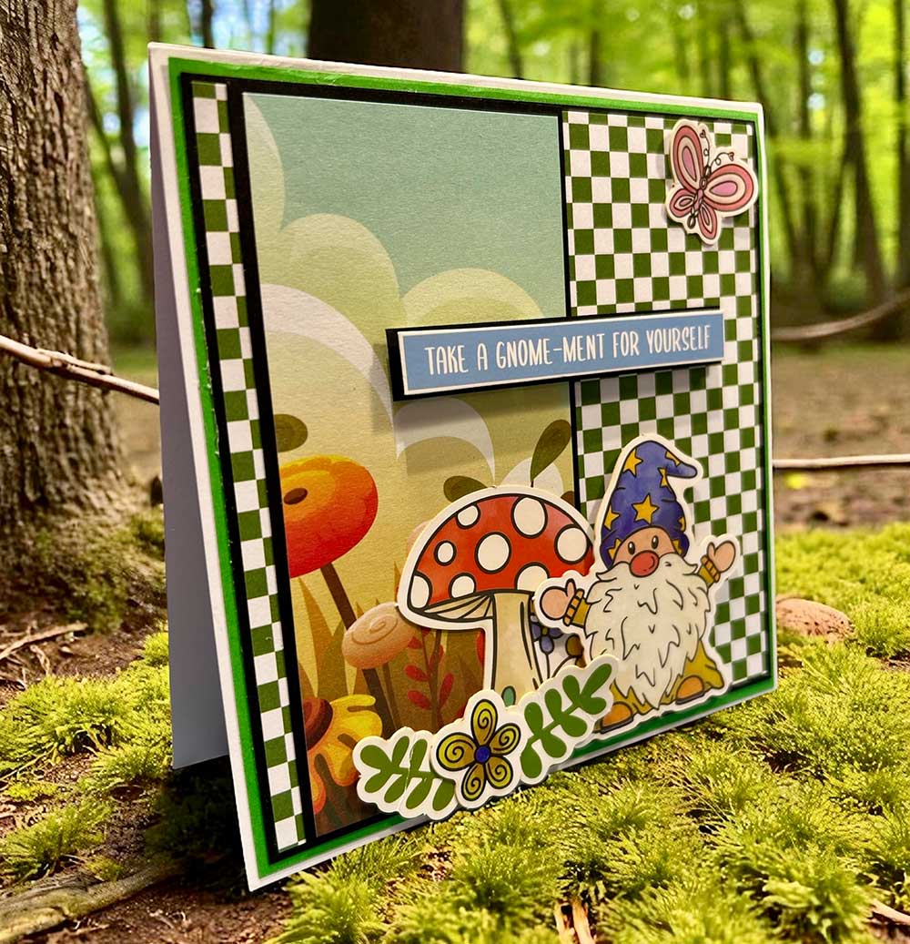 Made to Surprise A5 Stamp and Die Set It's A Gnome's Life | Enchanted Forest
