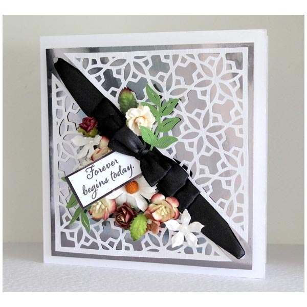 Card Making Magic Die Set Filigree Flowers Set of 14 | Perfect Panels Collection