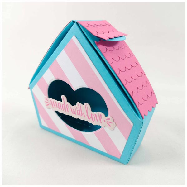 Simply Made Crafts Die Set Handmade With Love Bird House Gift Box | Set of 5