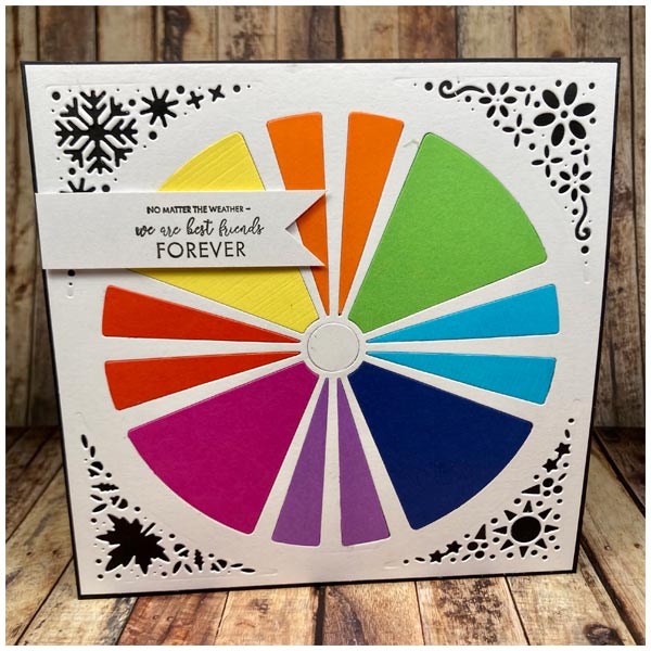 Made To Surprise Overlay Die Set 6in x 6in Whatever The Weather Set of 5 | Reveal Wheel Collection