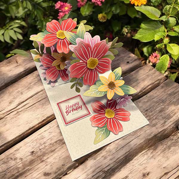 Made To Surprise by Sam Calcott Die Set - Bouquet Builder | Rock and Pop
