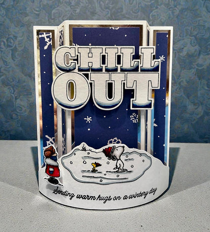 Peanuts Die and A6 Stamp Set Chill Out | Winter Break