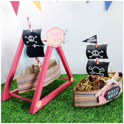 Simply Made Crafts 3D Die Set Fairground Attraction Pirate Ship | Set of 13