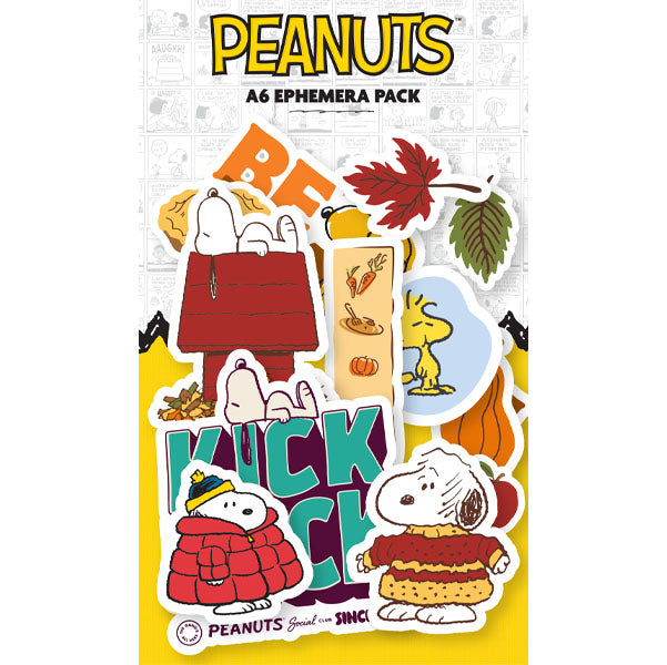 Peanuts Ephemera Pack Sweater Weather | Chill Out & Be Thankful