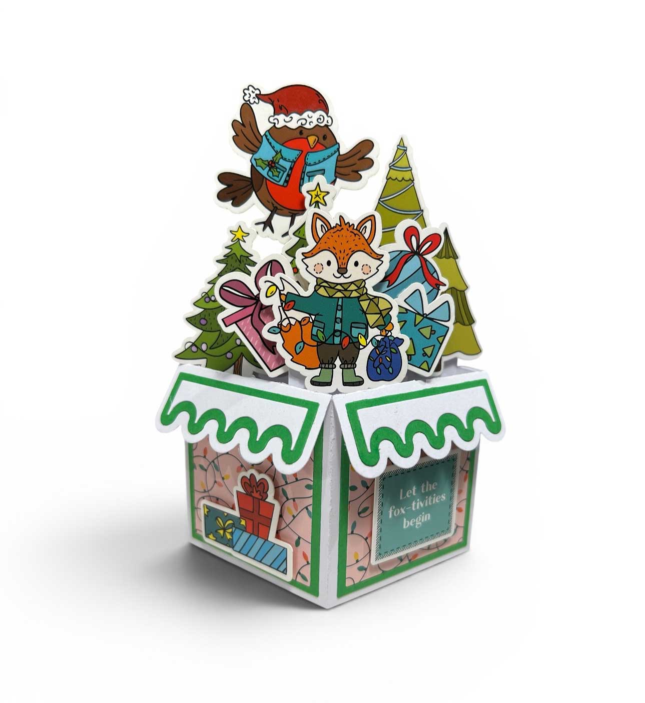 Made to Surprise Die Set Exploding Box Mechanism | Christmas Explosion