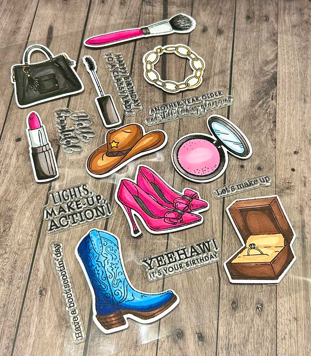 Made to Surprise A5 Stamp and Die Set Head Over Heels | Going Full Circle