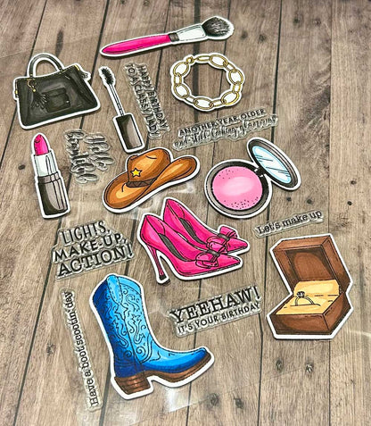 Made to Surprise A5 Stamp and Die Set Head Over Heels | Going Full Circle