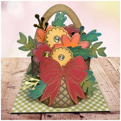 Made To Surprise Die & Clear Stamp Set 3D Delight Additions Floral & Hats by Sam Calcott | Set of 28