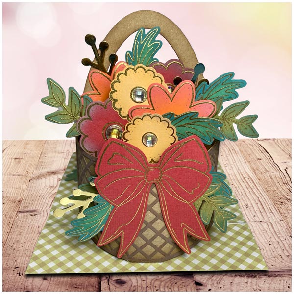 Made To Surprise Die & Clear Stamp Set 3D Delight Additions Floral & Hats by Sam Calcott | Set of 28
