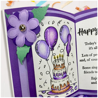 Made To Surprise Die Set New Home Additions Stitched Flowers by Sam Calcott | Set of 4