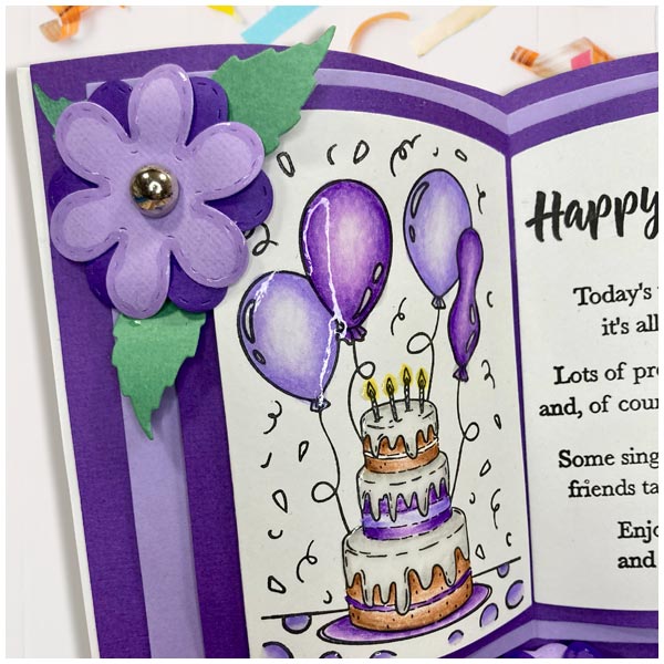 Made To Surprise Die Set New Home Additions Stitched Flowers by Sam Calcott | Set of 4