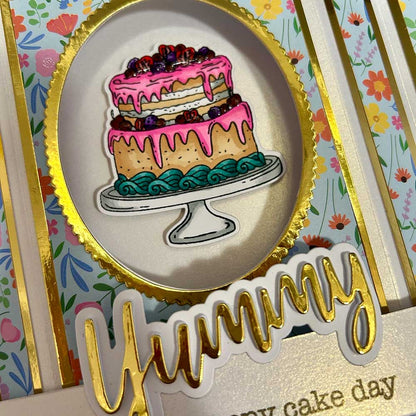 Made to Surprise A5 Stamp and Die Set Cake & Cocktail | Going Full Circle