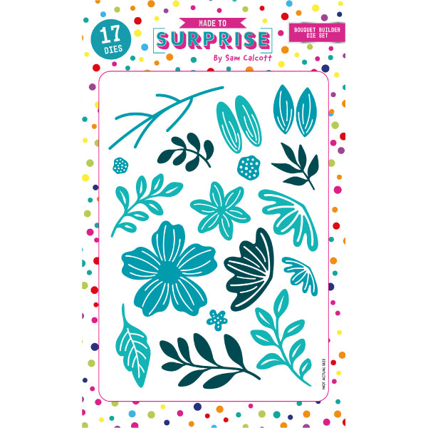 Made To Surprise by Sam Calcott Die Set - Bouquet Builder | Rock and Pop