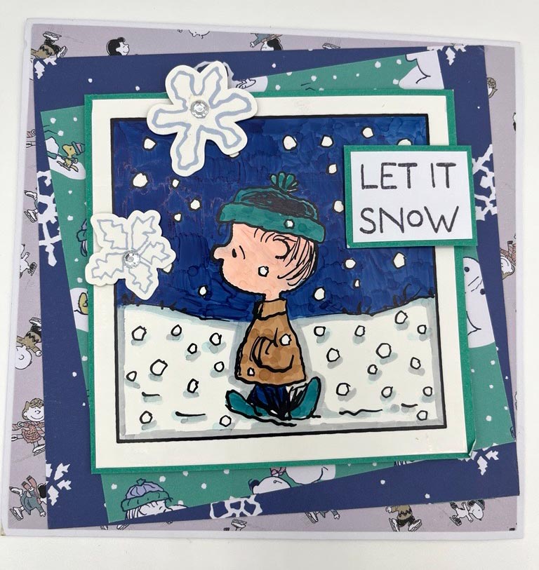 Peanuts 4''x 4'' Postcard Pack Peanuts Winter | Winter Break