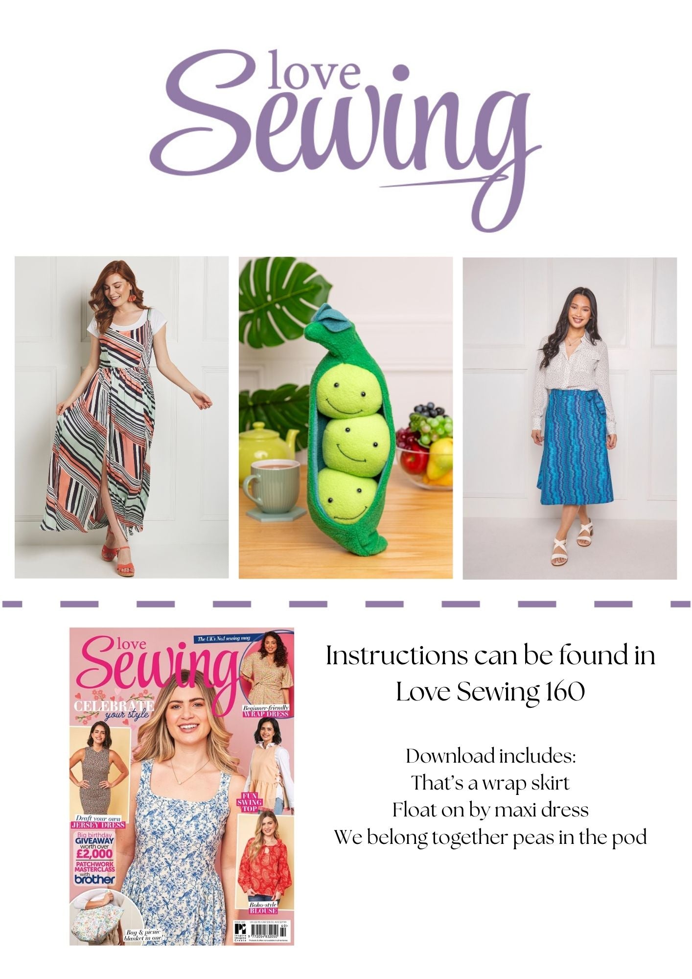Love Sewing 160 digital downloads
