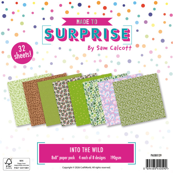 Made to Surprise 8'' x 8'' Paper Pack Into The Wild | Lift & Slide