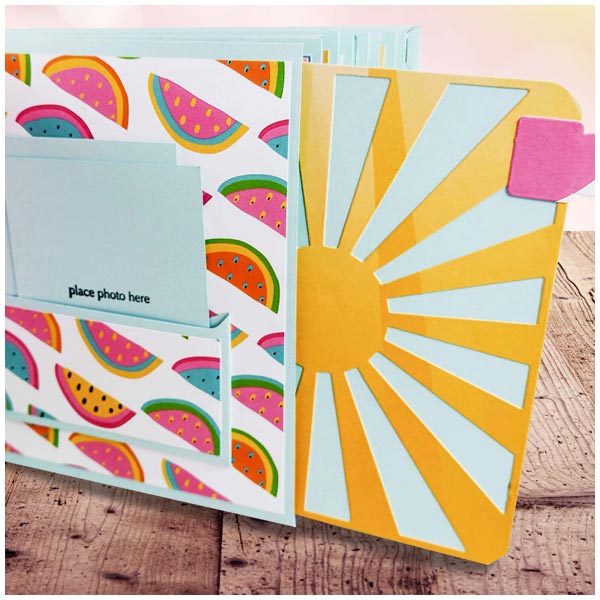 Simply Made Crafts Die Set Medium Album Build A Page Sunshine | Set of 13