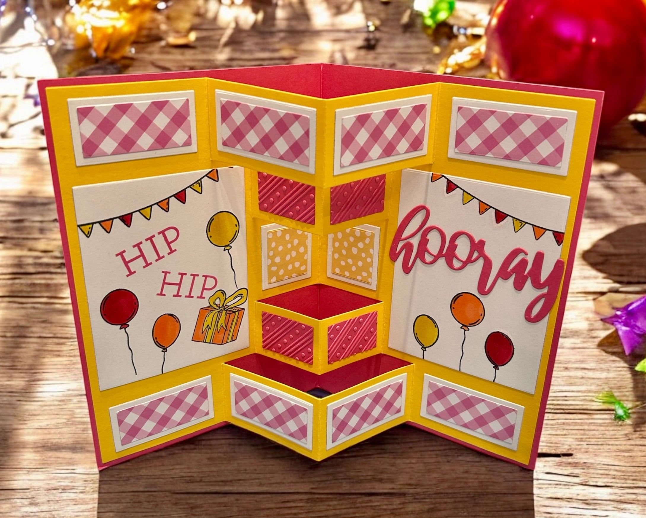 Made To Surprise 5in x 7in Die Set Showstoppers Winged Pop Up Card Blank Dies | Set of 11
