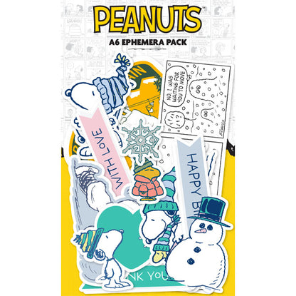 Peanuts A6 Ephemera Pack Winter Break | Winter Break