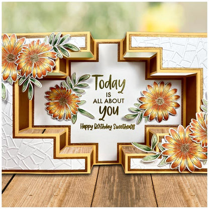 Made To Surprise Die Set 5in x 7in Tri-Fold Showstopper Mechanism Set of 13 | Showstopper Collection