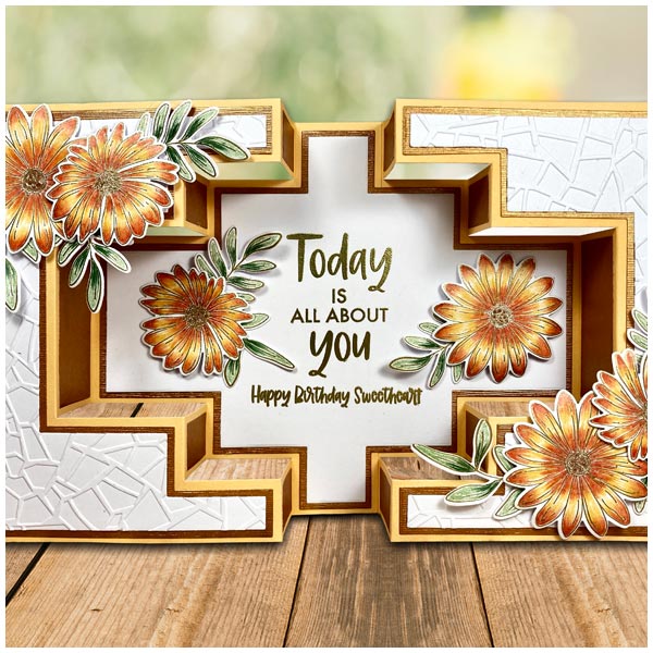 Made To Surprise Die Set 5in x 7in Tri-Fold Showstopper Mechanism Set of 13 | Showstopper Collection