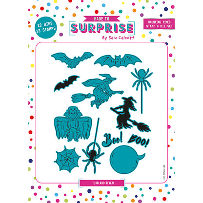 Made To Surprise Additions Stamp & Outline Die Set Haunting Times Halloween | Set of 24