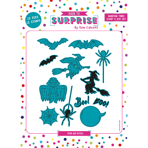 Made To Surprise Additions Stamp & Outline Die Set Haunting Times Halloween | Set of 24