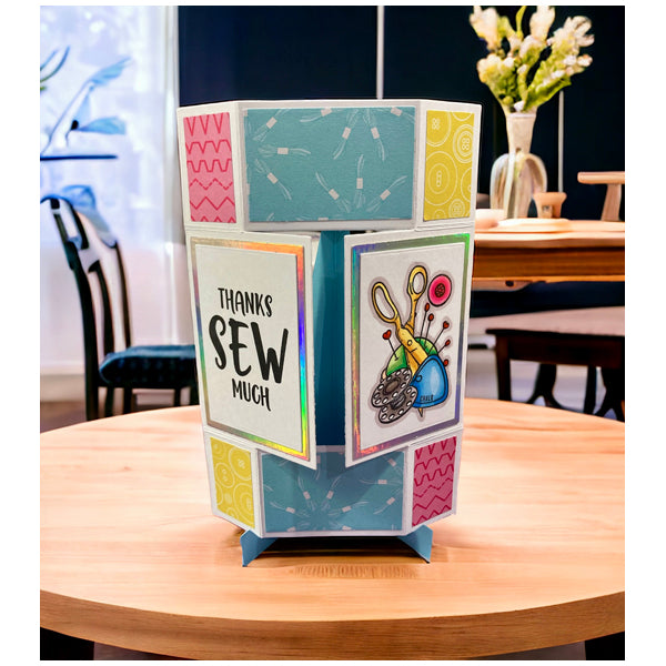 Made To Surprise 5in x 7in Card Creator Die Set Never Ending Card and Stand | Set of 12