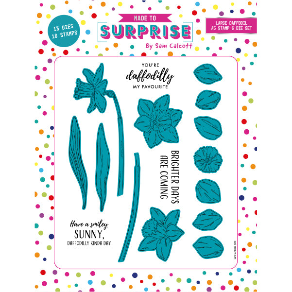 Made to Surprise A5 Stamp and Die Large Daffodil | Bloomin' Wonderful