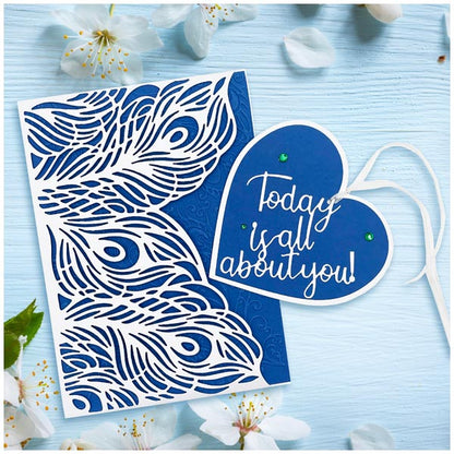 Card Making Magic Die Set Just Peacocks Beauty In Focus | Set of 3
