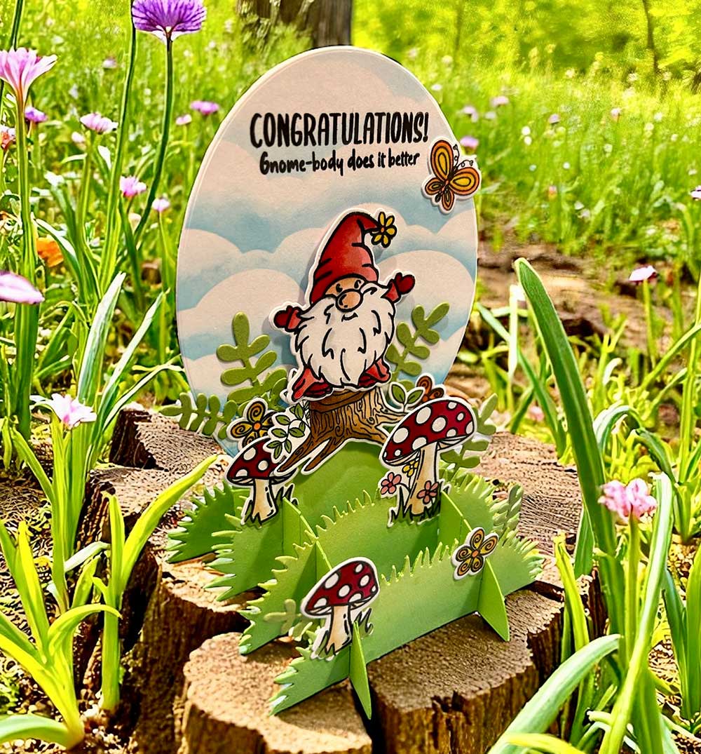 Made to Surprise A5 Stamp and Die Set It's A Gnome's Life | Enchanted Forest