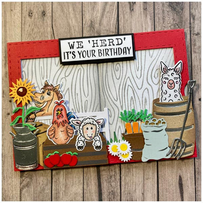 Made To Surprise Die & Stamp Set Flip and See Barn Door | Set of 2