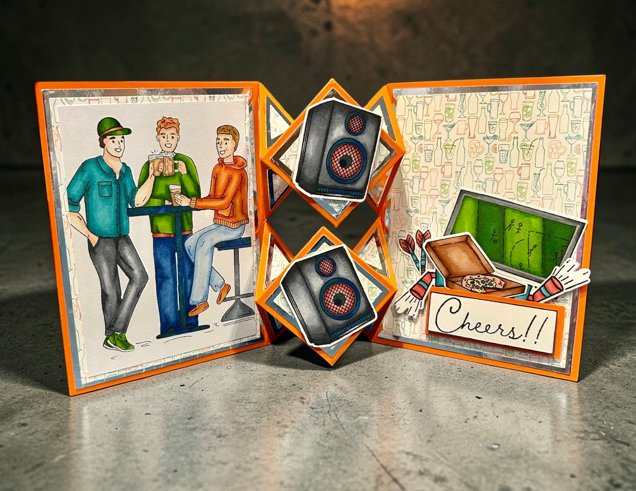 Made to Surprise A5 Stamp Just The Guys | Let The Good Times Roll